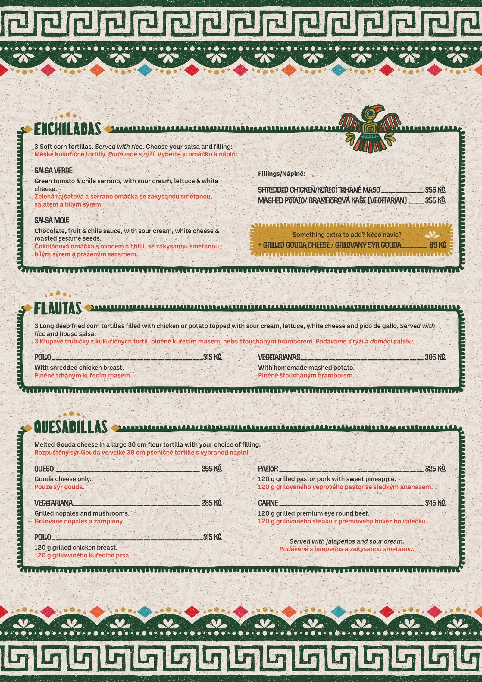 Food menu page 3