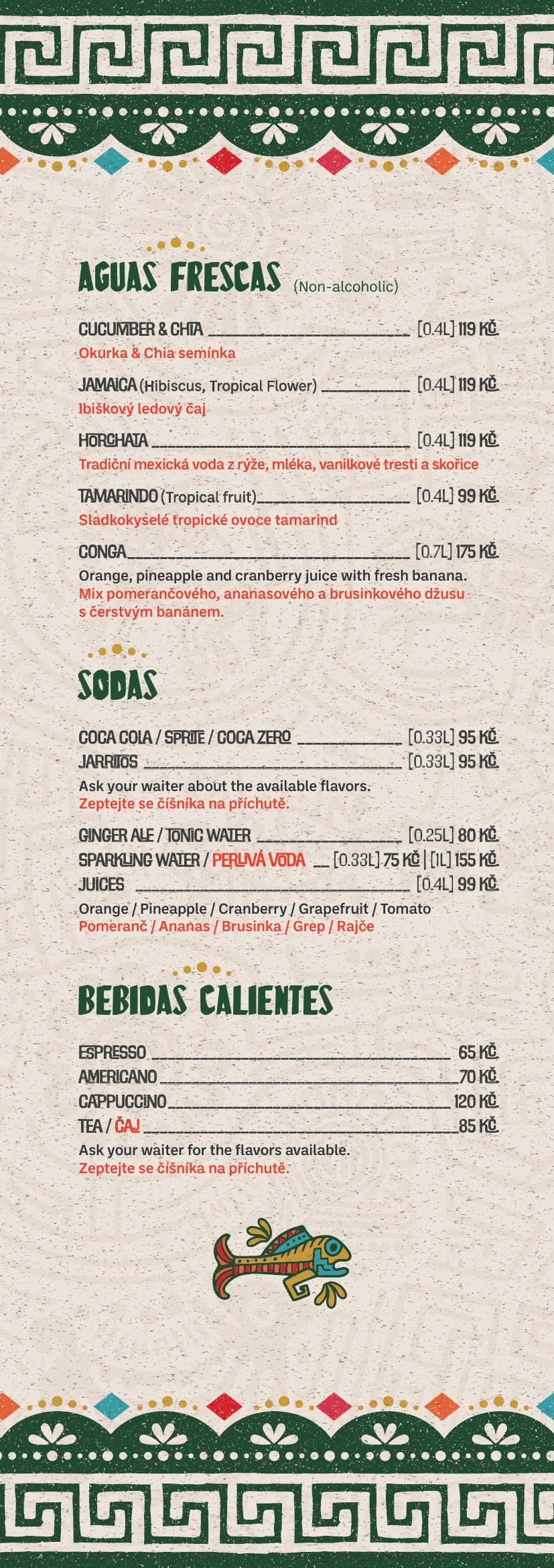 Drinks menu page 5
